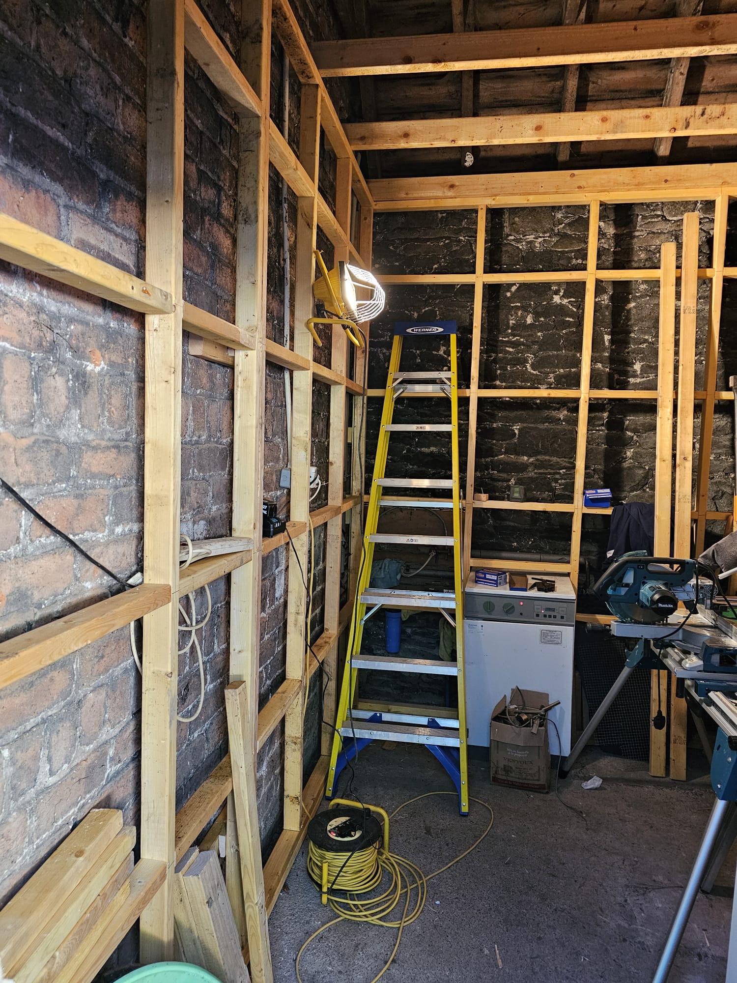 Before - Outbuilding storage room